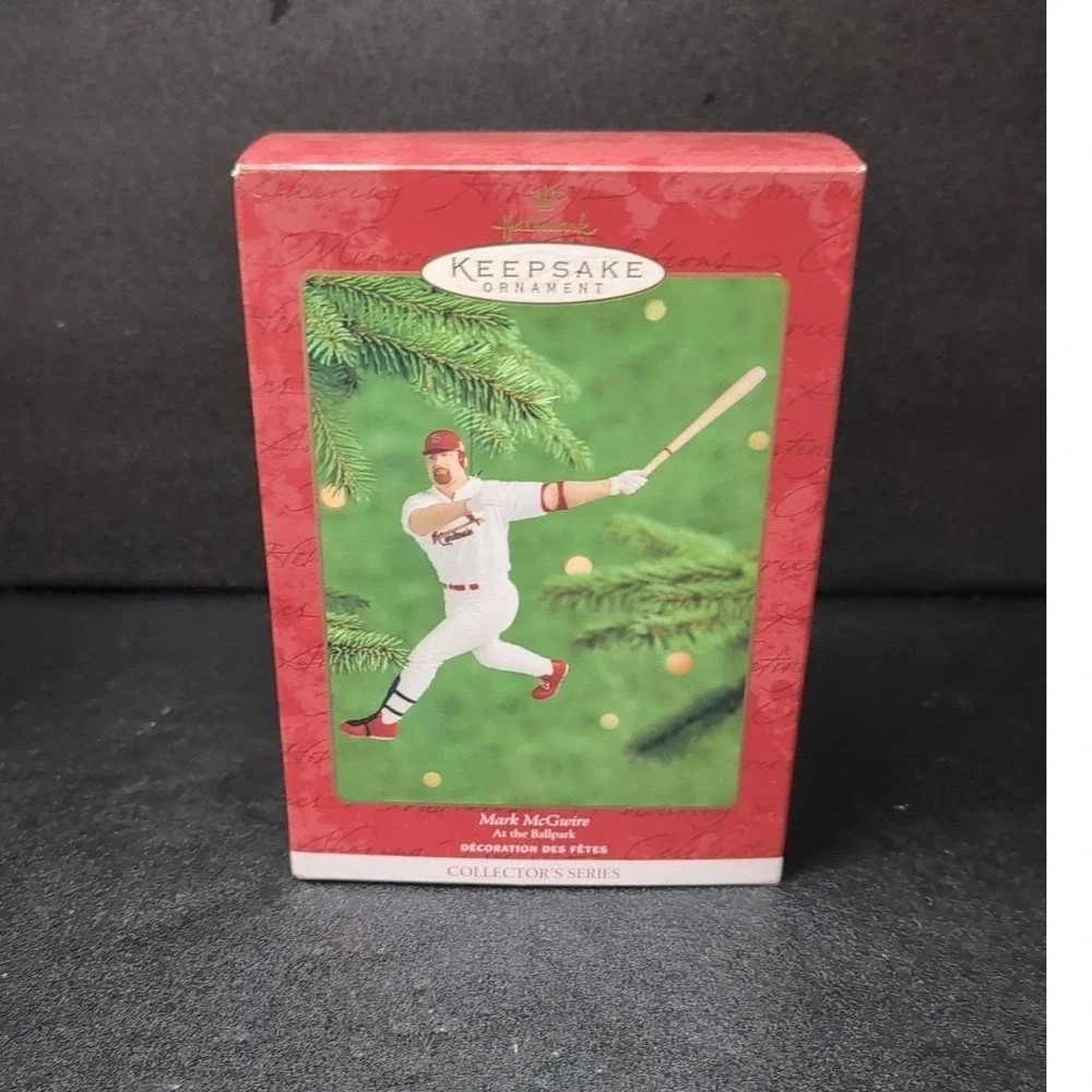 Mark‎ McGwire Hallmark Ornament, At the Ballpark Series #3, Baseball Keepsake